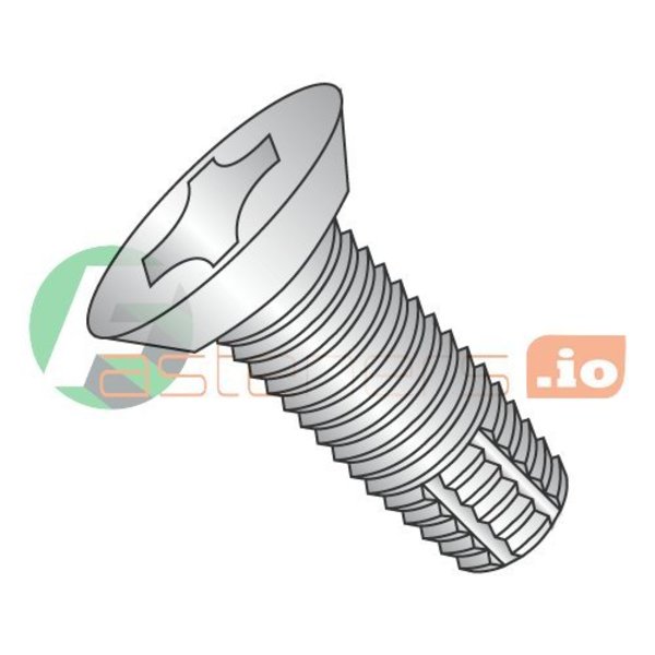 Newport Fasteners Thread Cutting Screw, #8-32 x 3/4 in, Stainless Steel Flat Head Phillips Drive, 4000 PK 529550